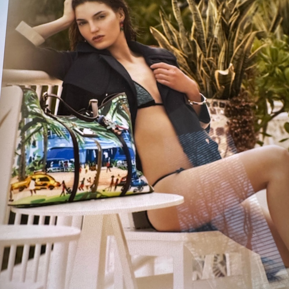 Louis Vuitton Tropical Print Tote Bag